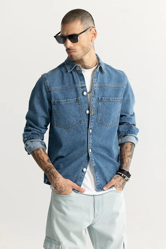 Super Denim Blue Shirt | Relove