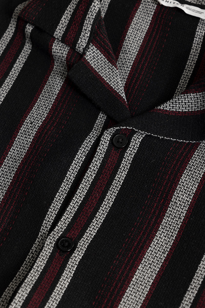 Aster Stripe Black Shirt | Relove