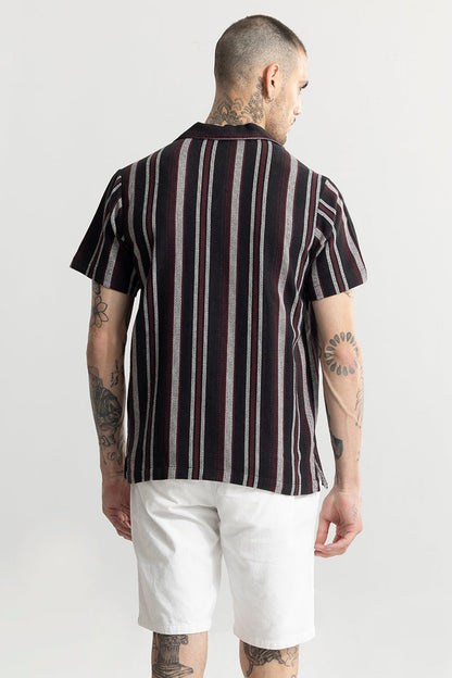 Aster Stripe Black Shirt | Relove