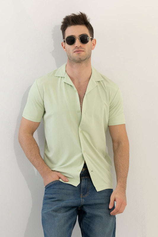 Dashy Light Green Shirt | Relove