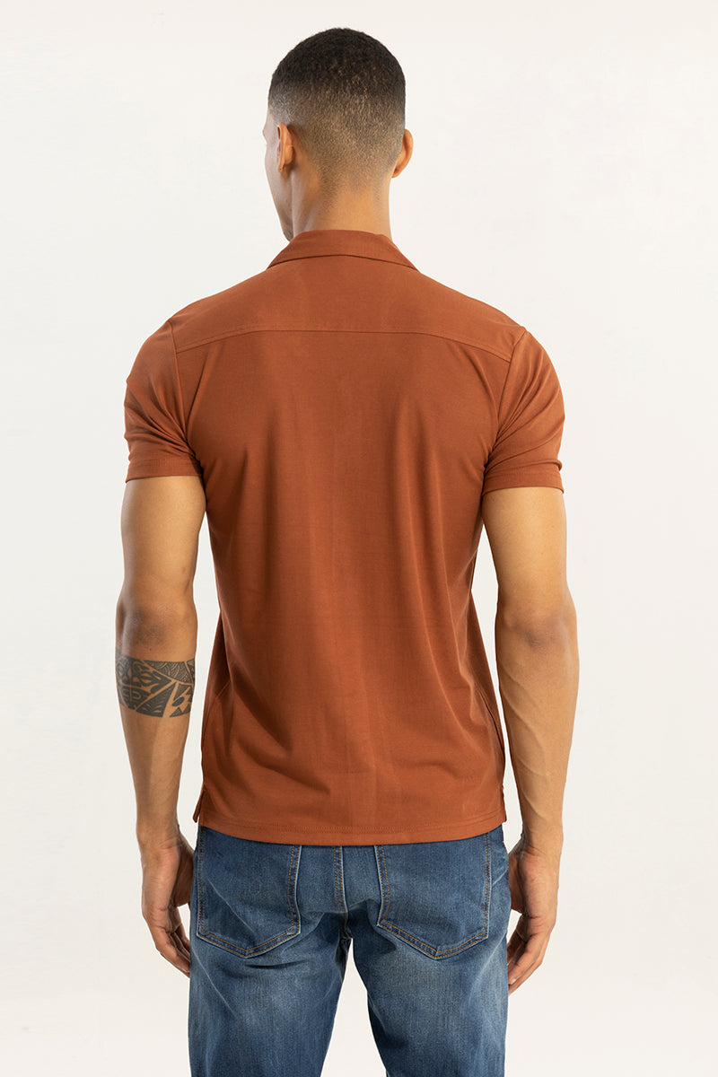 Dashy Brown Shirt | Relove