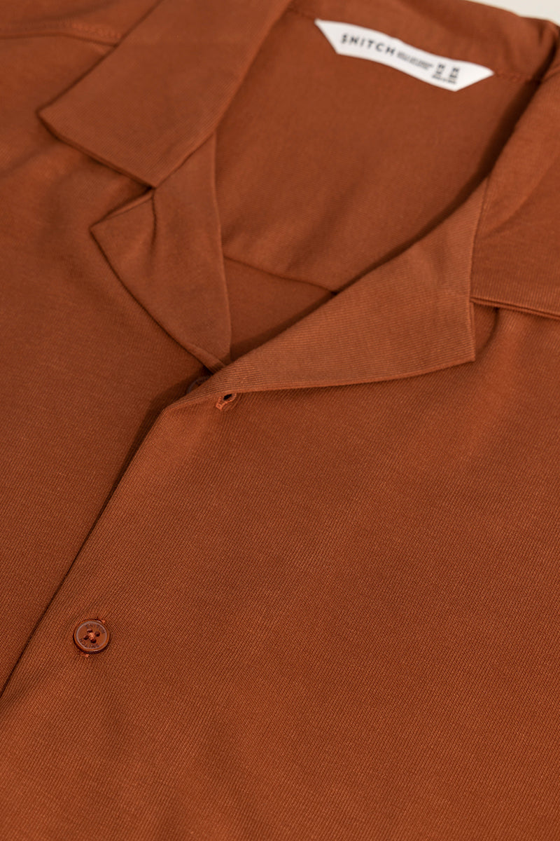 Dashy Brown Shirt | Relove