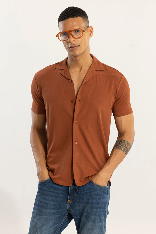 Dashy Brown Shirt | Relove