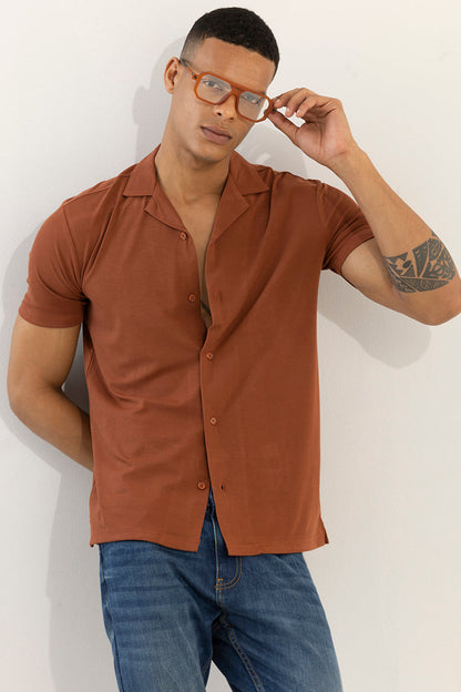 Dashy Brown Shirt | Relove