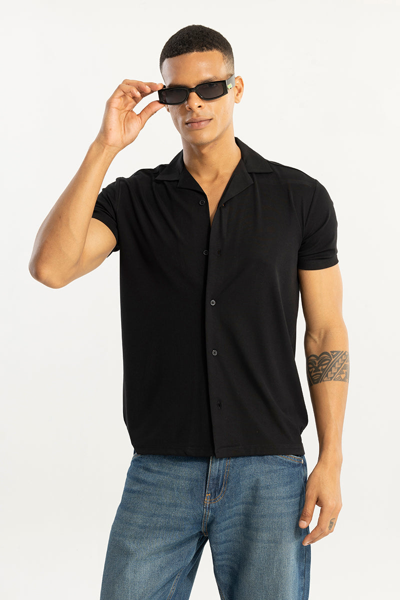 Dashy Black Shirt | Relove