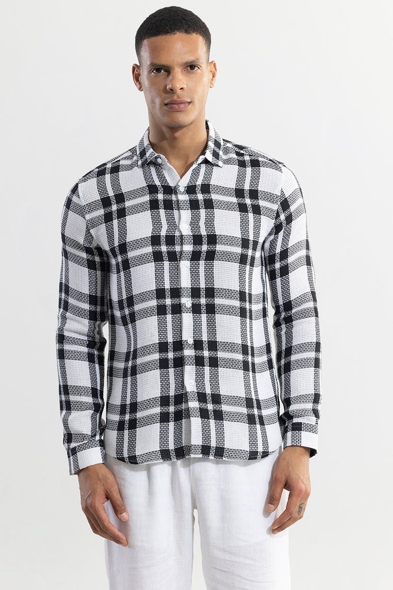 Dulet White Checks Shirt | Relove