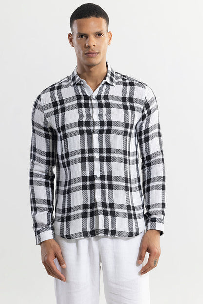 Dulet White Checks Shirt | Relove