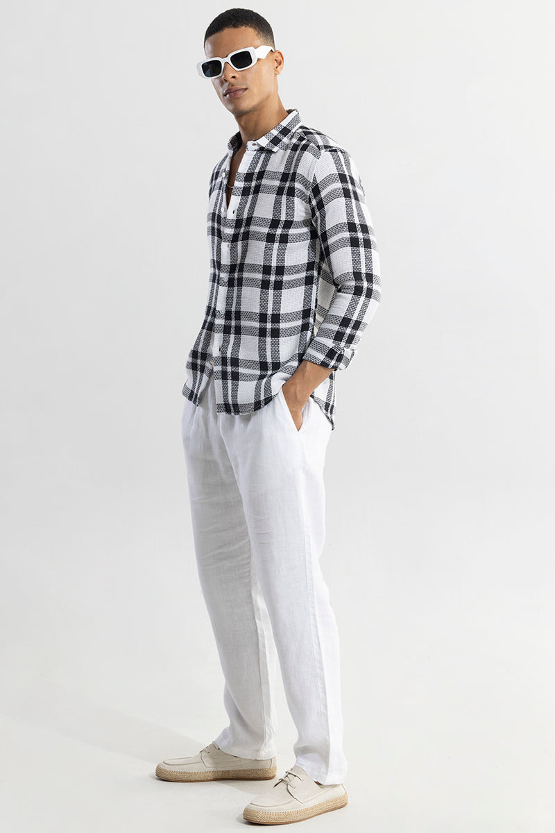 Dulet White Checks Shirt | Relove