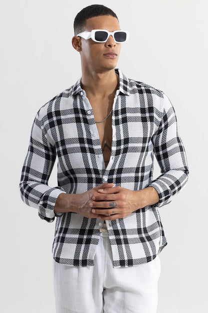 Dulet White Checks Shirt | Relove