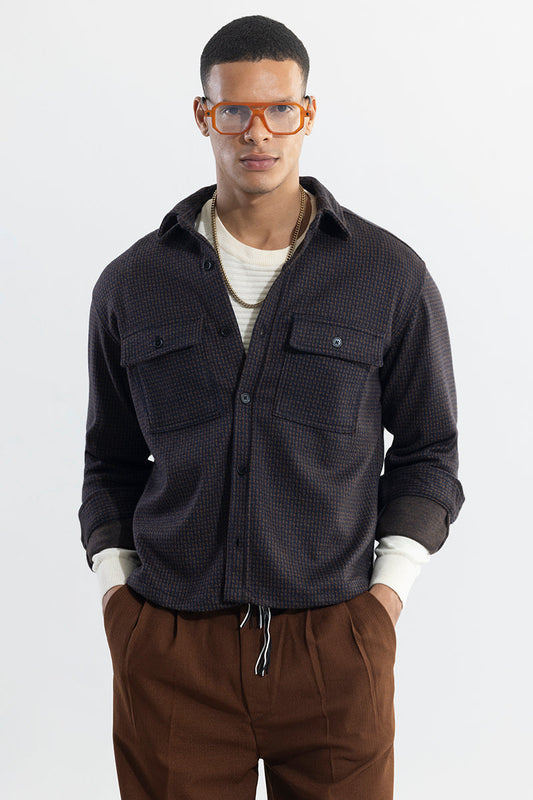 Spoondrift Brown Overshirt | Relove