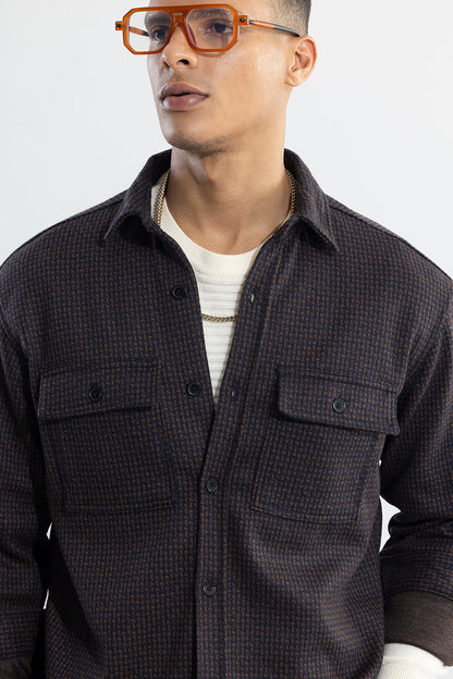 Spoondrift Brown Overshirt | Relove