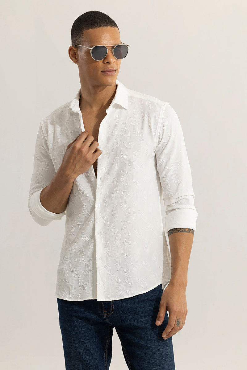 Leafage White Shirt | Relove