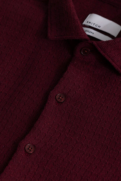 RelaxKnit Maroon Shirt | Relove