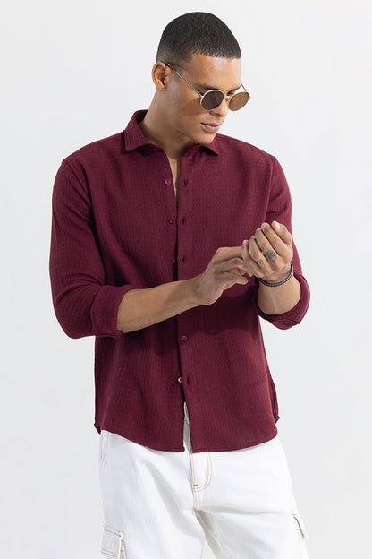 RelaxKnit Maroon Shirt | Relove