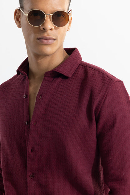 RelaxKnit Maroon Shirt | Relove