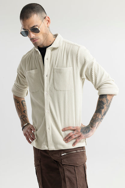 Cozy Cord Cream Shirt | Relove