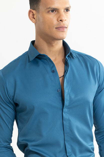 Meteoric Sapphire Blue Shirt | Relove