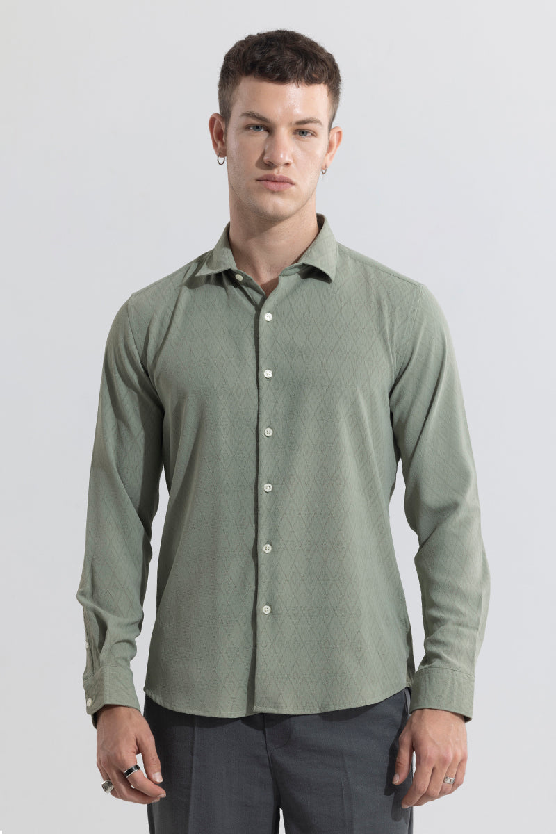 Solitaire Moss Green Shirt | Relove