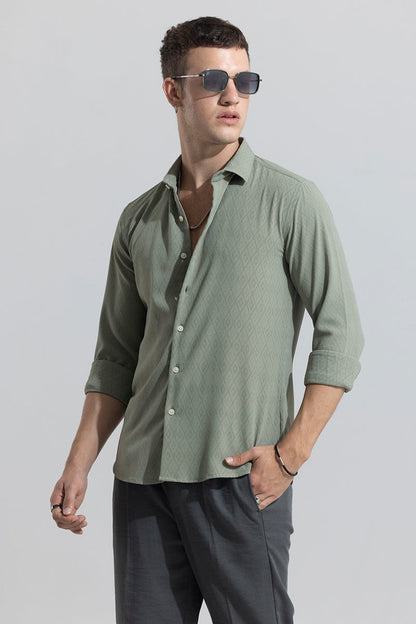 Solitaire Moss Green Shirt | Relove