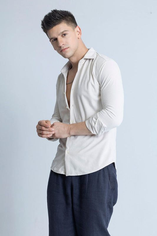 Smooth Sail Cream Shirt | Relove