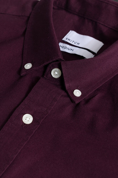 Timeless Tailored Maroon Shirt | Relove