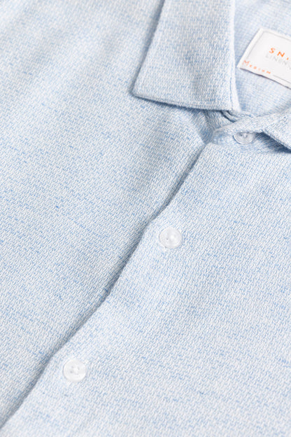 Linen Breeze Blue Shirt | Relove