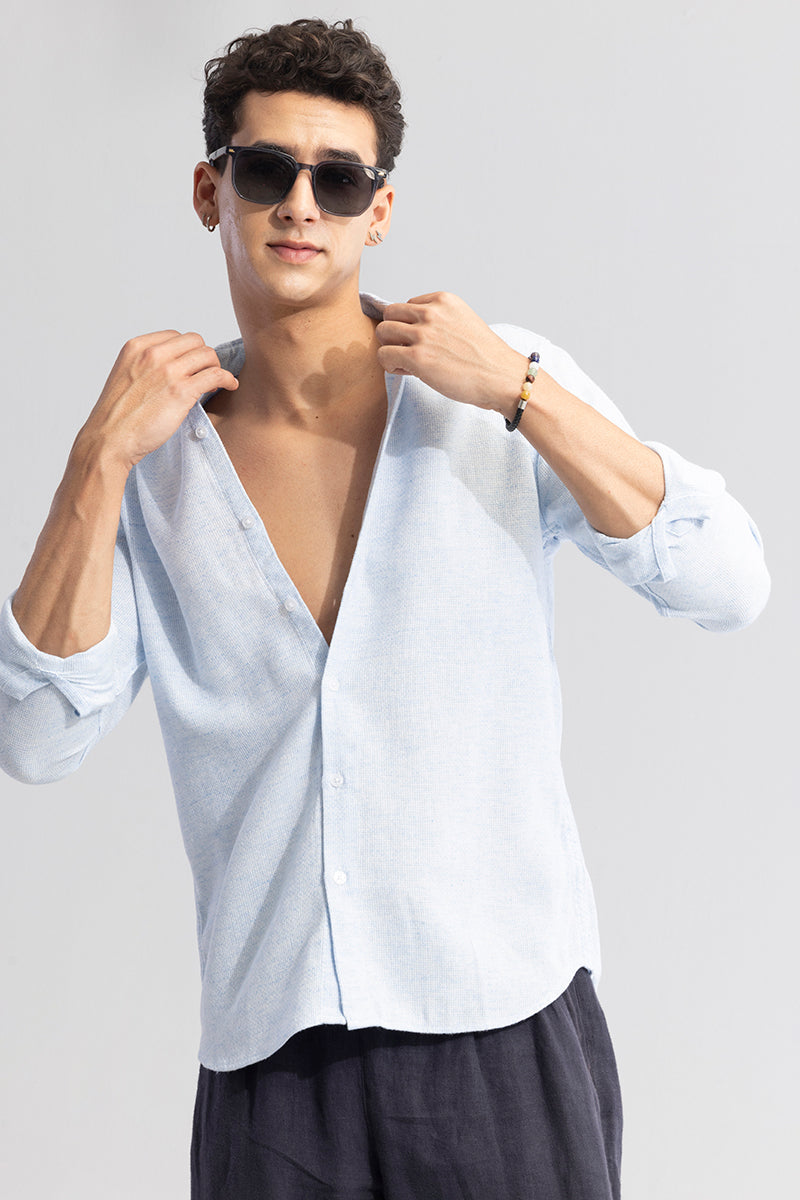 Linen Breeze Blue Shirt | Relove