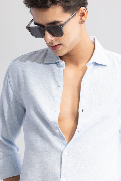 Linen Breeze Blue Shirt | Relove