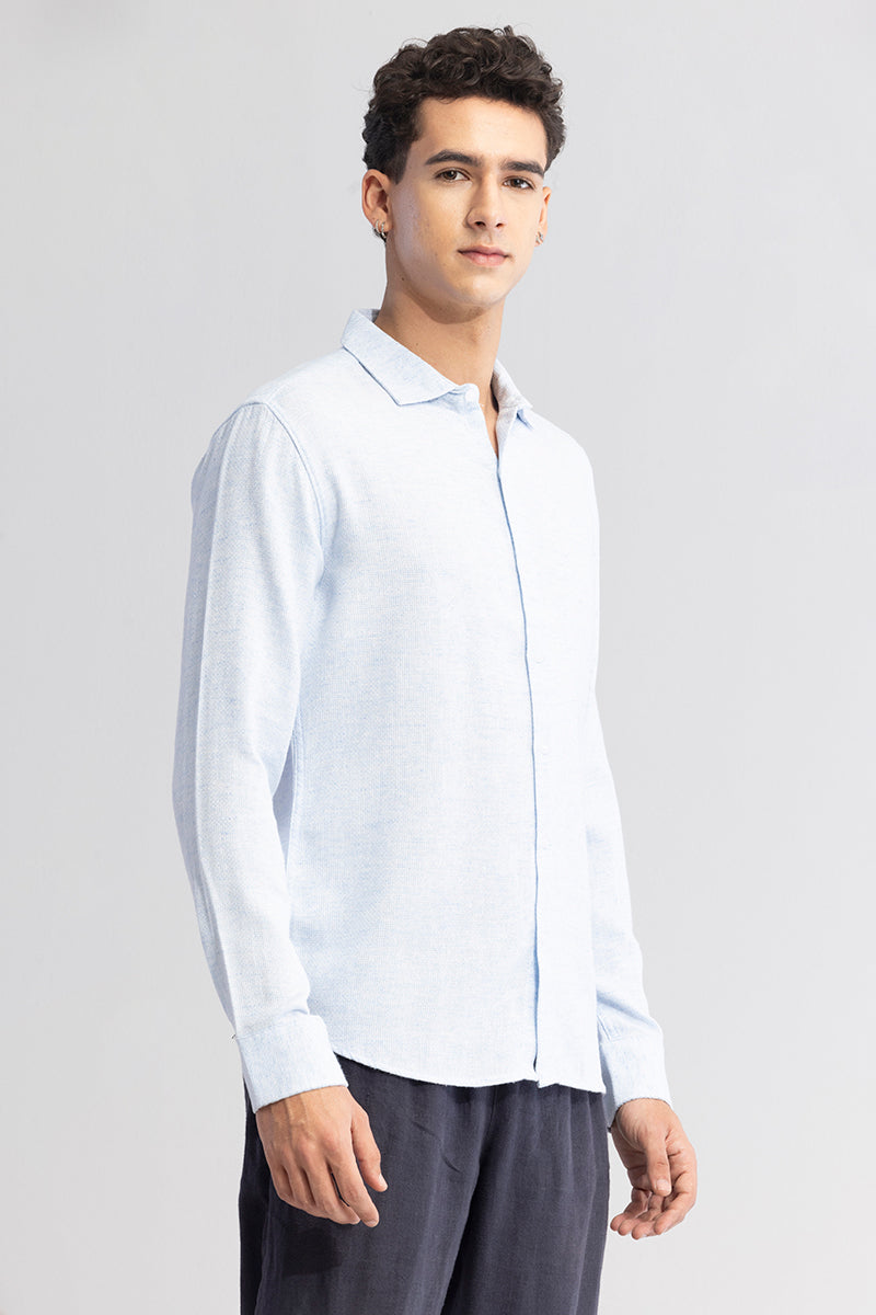 Linen Breeze Blue Shirt | Relove