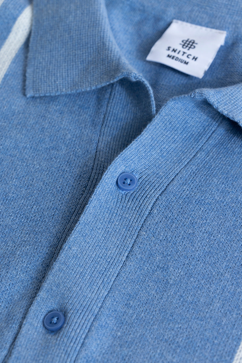 Knitline Blue Shirt | Relove