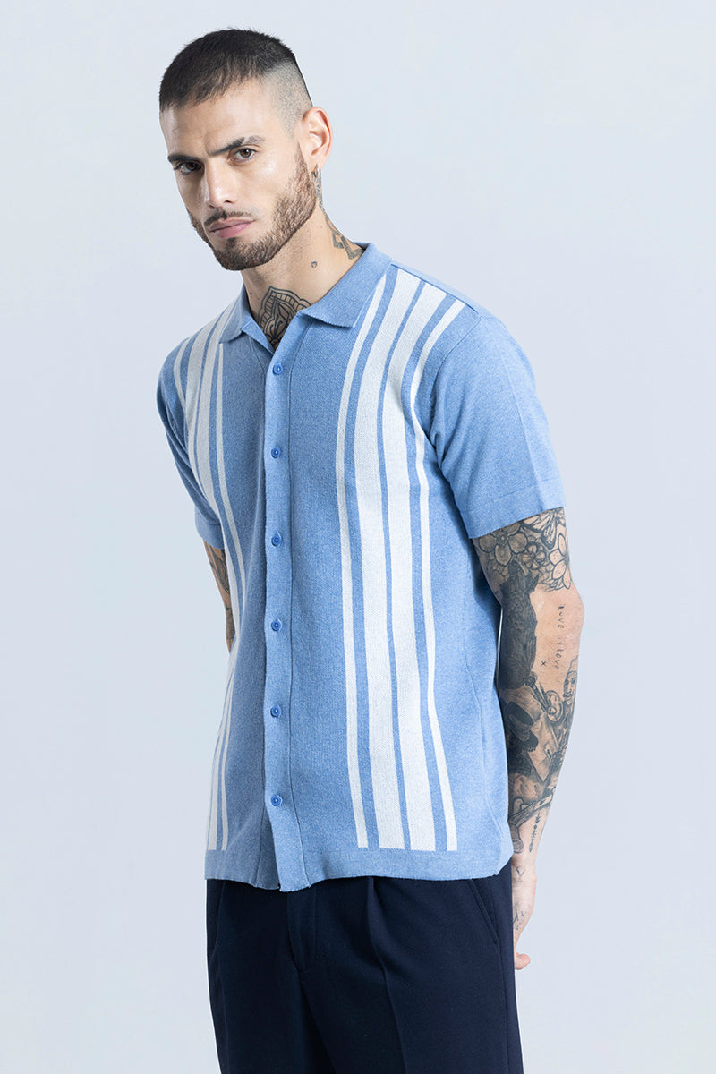 Knitline Blue Shirt | Relove