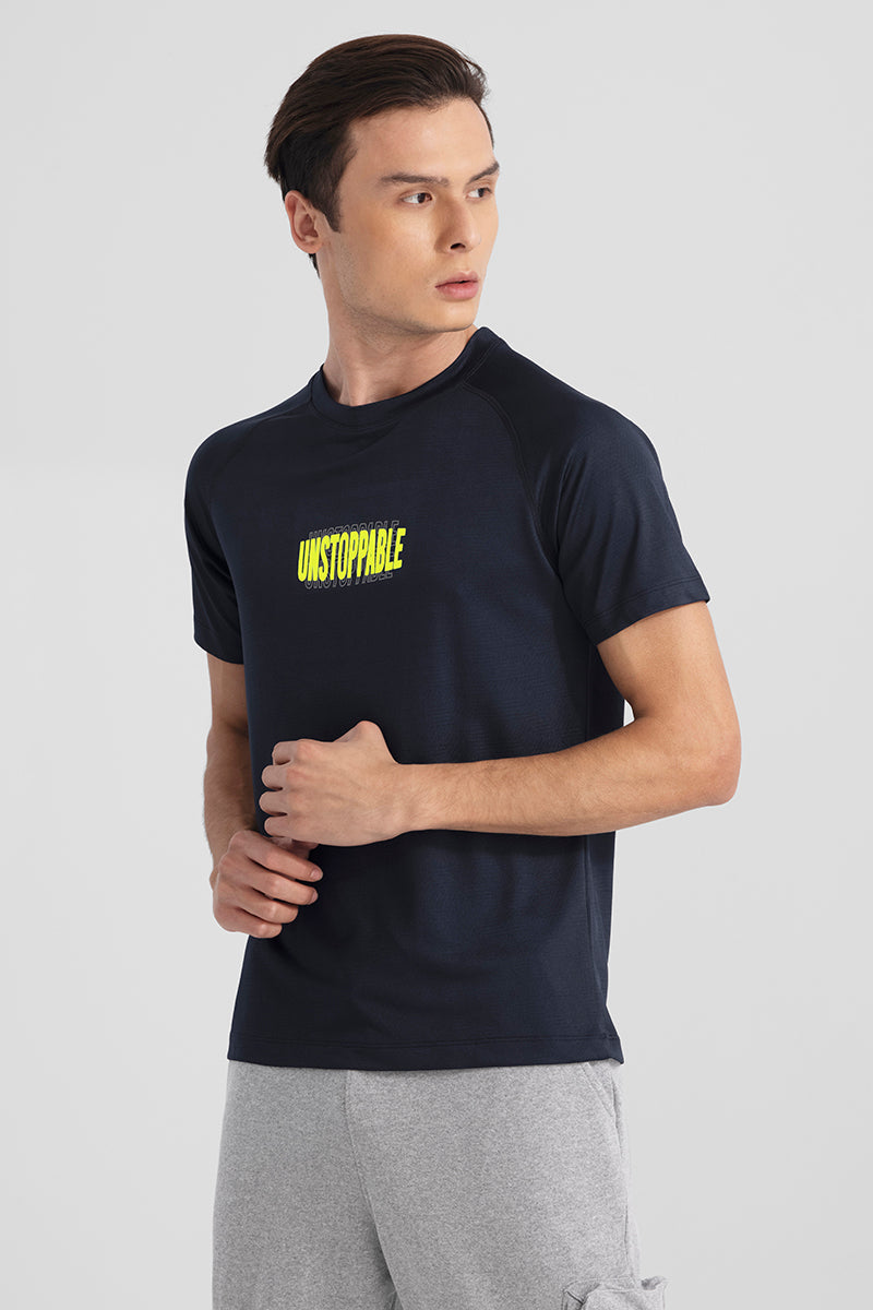 Unstoppable Navy Active T-Shirt | Relove