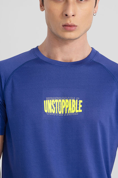 Unstoppable cobalt Blue Active T-Shirt | Relove