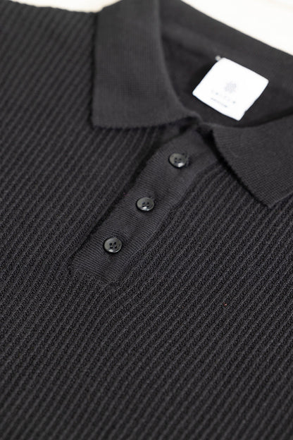 Adorn Black Polo T-Shirt | Relove