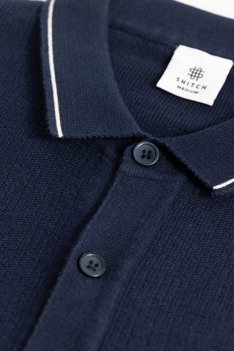 KnitEase Navy Shirt | Relove