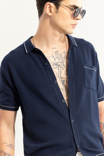 KnitEase Navy Shirt | Relove