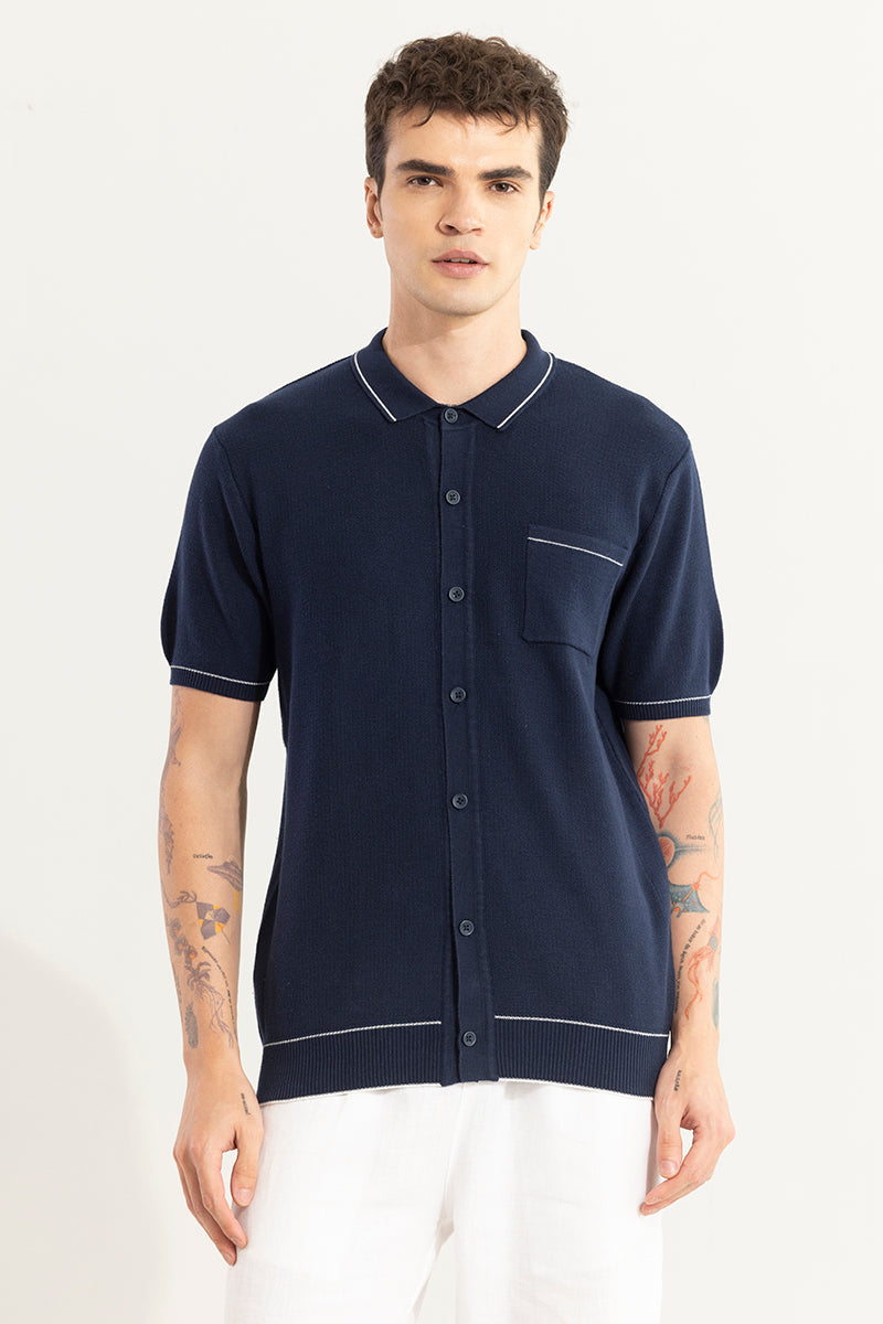 KnitEase Navy Shirt | Relove