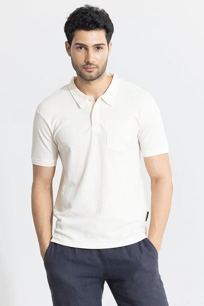 Roller Cream Polo T-Shirt | Relove