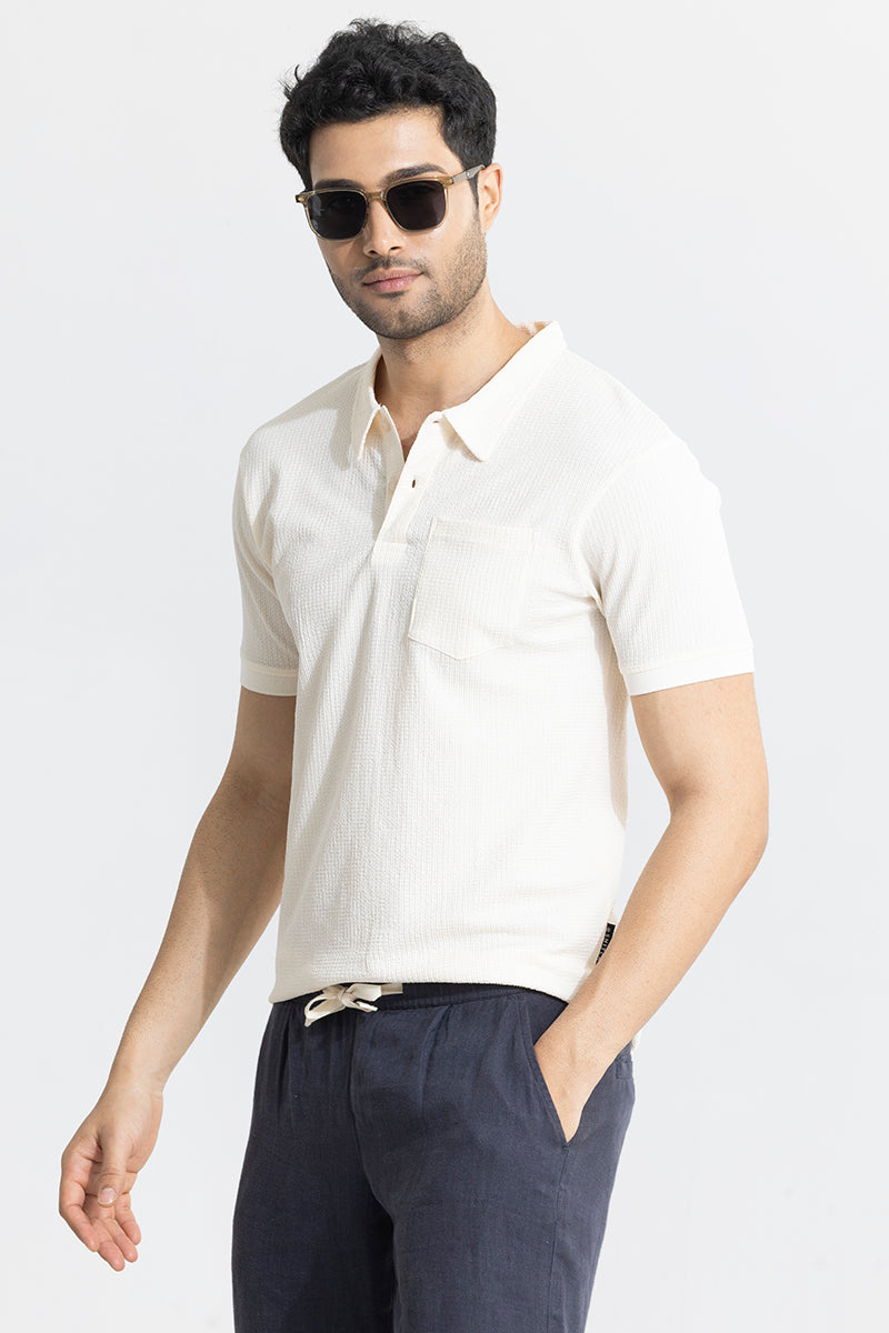 Roller Cream Polo T-Shirt | Relove