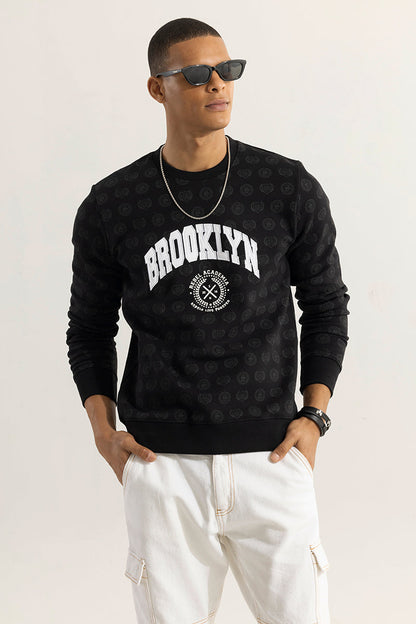 Brooklyn Black Sweatshirt | Relove