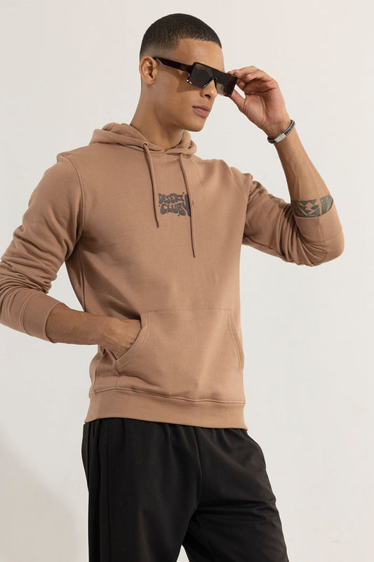 Desert Club Brown Hoodie | Relove