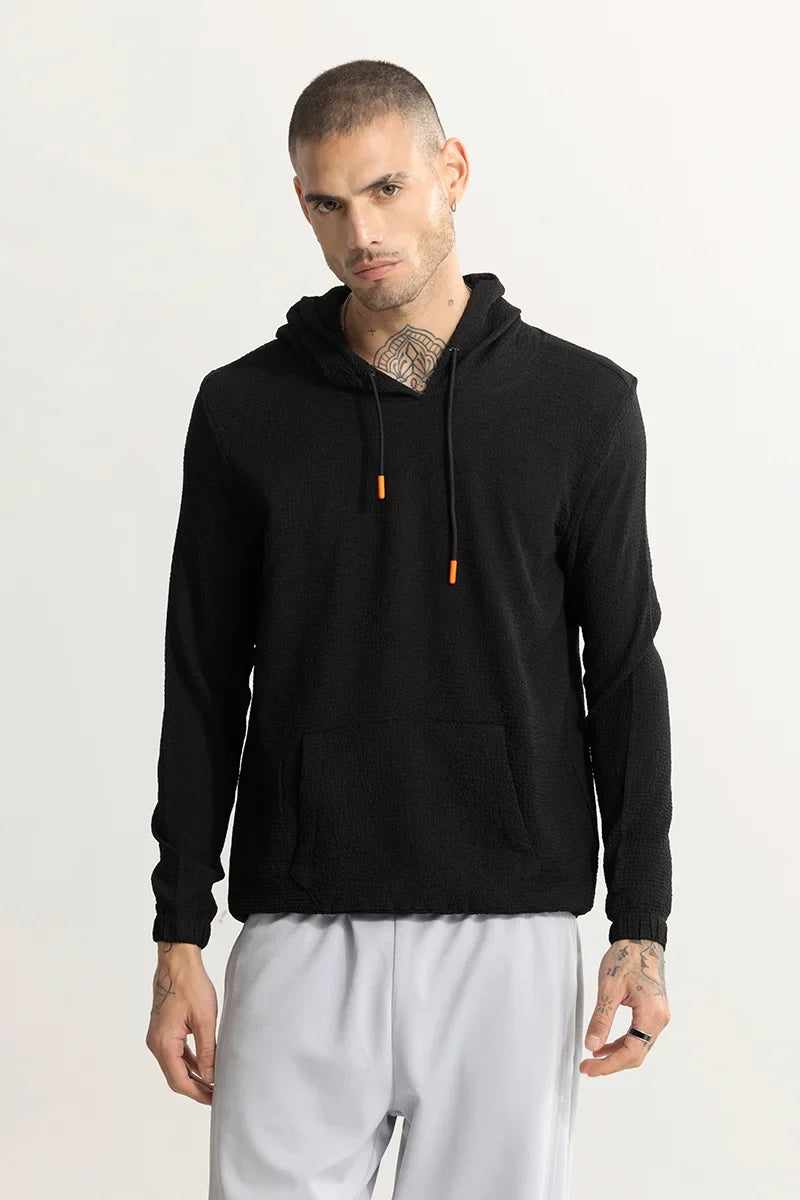 Sqishy Black Hoodie | Relove