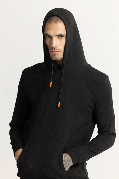 Sqishy Black Hoodie | Relove