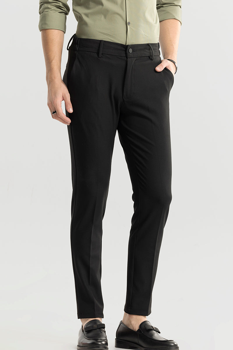 Bonsai Dark Black Trousers | Relove