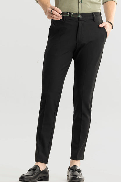 Bonsai Dark Black Trousers | Relove