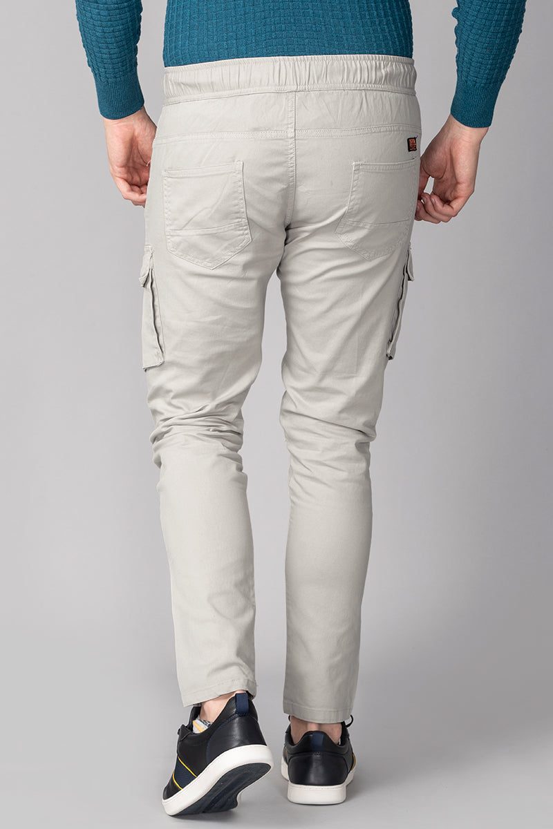 Grey Cargo Pant - SNITCH