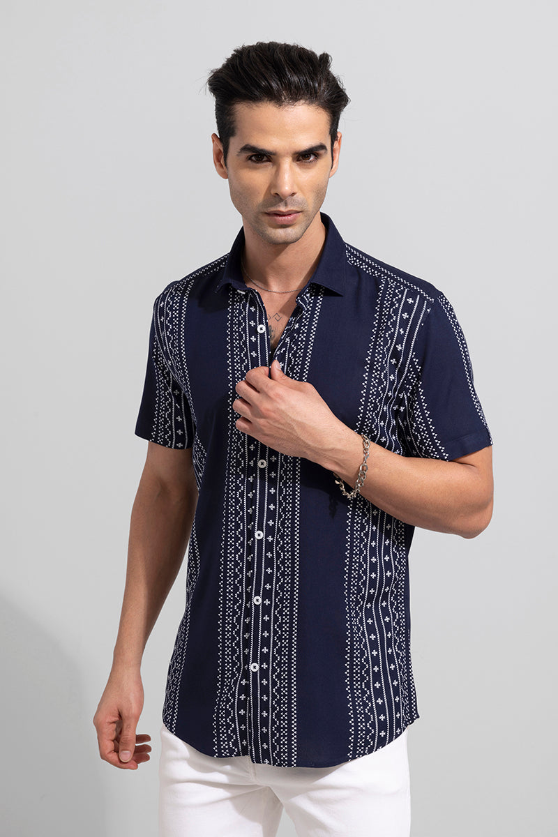 Kolam Navy Shirt | Relove