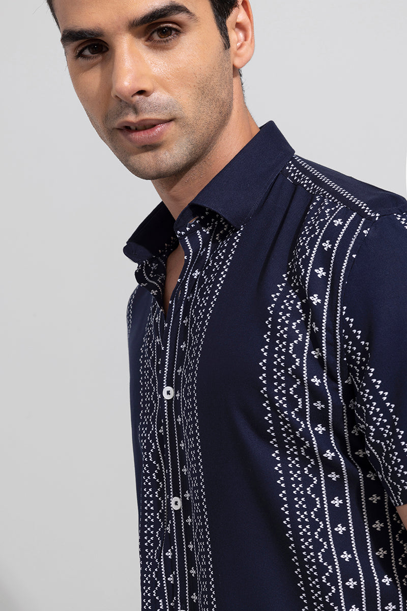 Kolam Navy Shirt | Relove