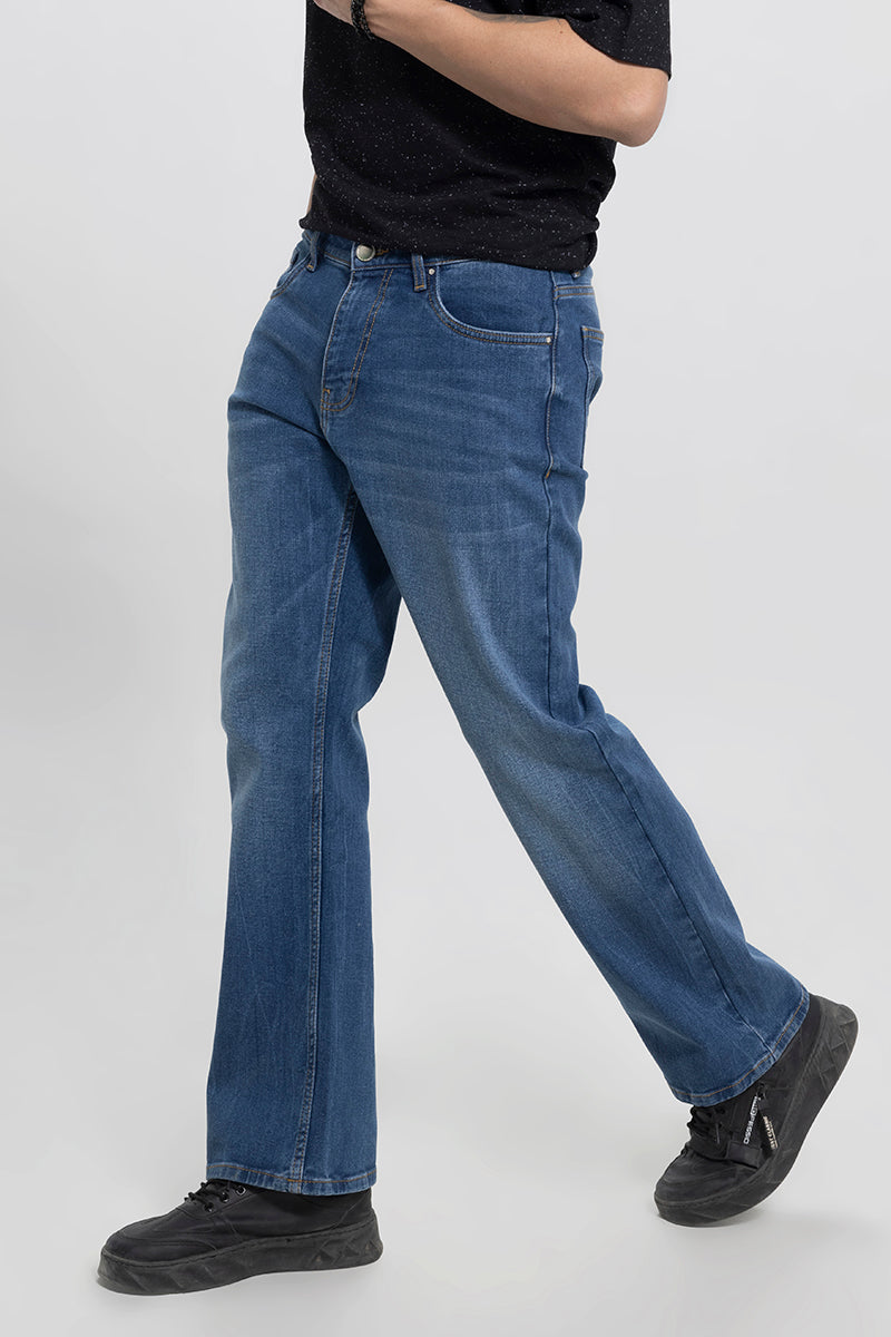 Youzhi Blue Bootcut Jeans | Relove