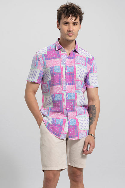 Scottish Bandana Pink Shirt | Relove